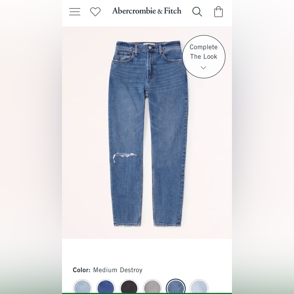 Curve love high rise mom jeans